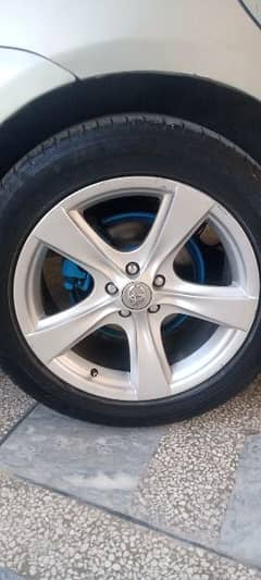 Good condition tyres and rims 17 inch