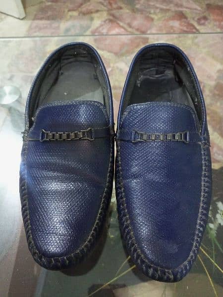 Mens Blue Color Formal Loafer Shoes 3