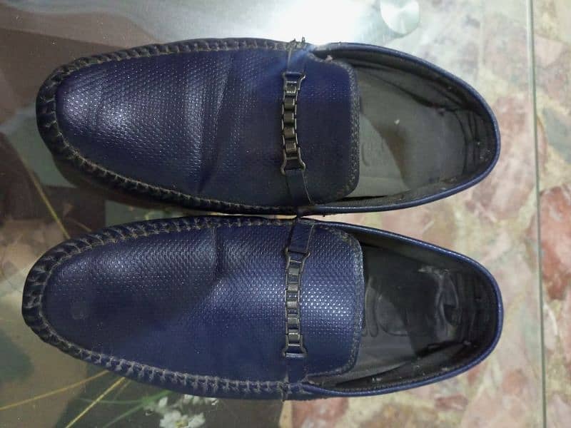 Mens Blue Color Formal Loafer Shoes 4