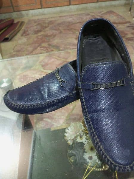 Mens Blue Color Formal Loafer Shoes 6