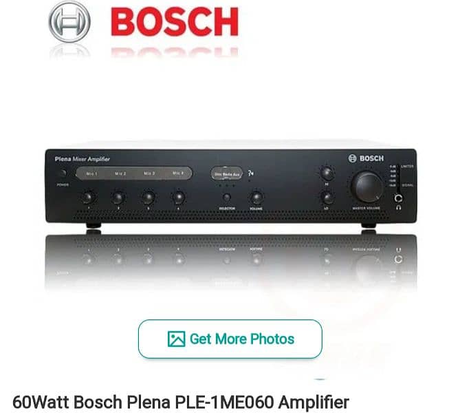 Bosch amplifier for public address system 0