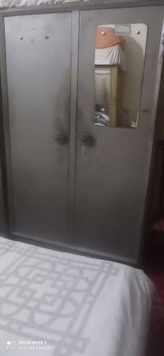 iron doubldoor cupboard