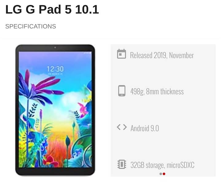 Tab - Tablet Pad 10.1″ LG Android 1