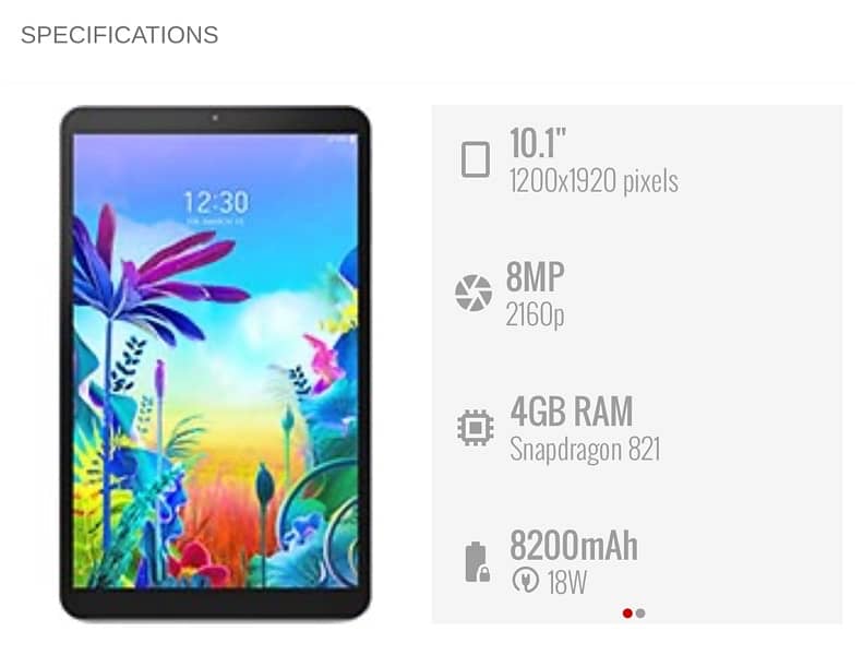 Tab - Tablet Pad 10.1″ LG Android (Fixed Price) 2