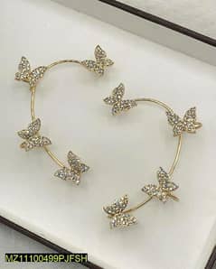 ear cuffs with stainless steel all over pakistan home delivery =125dc