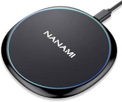 NANAMI Fast Wireless Charger 15W Charging Pad Compatible iPhone