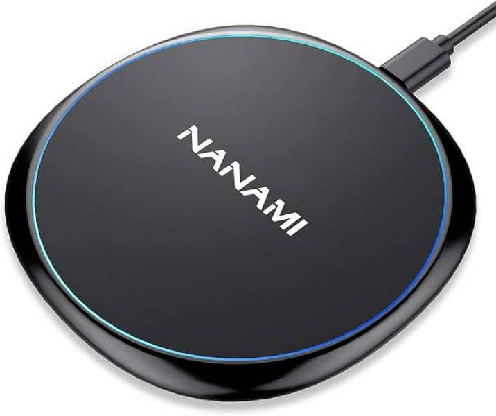 NANAMI Fast Wireless Charger 15W Charging Pad Compatible iPhone 0