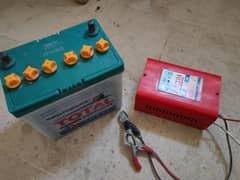 24ah 7 plates battery with 10A charger (slightly negotiable)