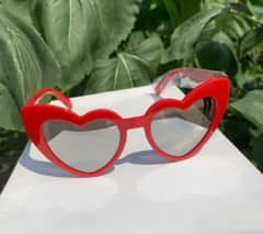 Sunglasses - Read heart shaped / Pink oversized - wide range available
