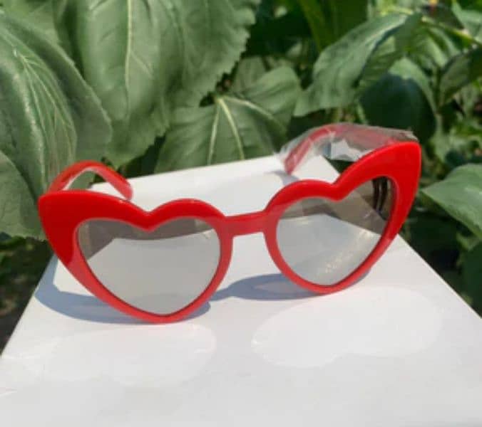 Sunglasses - Read heart shaped / Pink oversized - wide range available 5