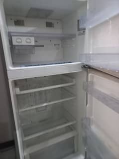 LG inverter refrigerator with tempered glass.