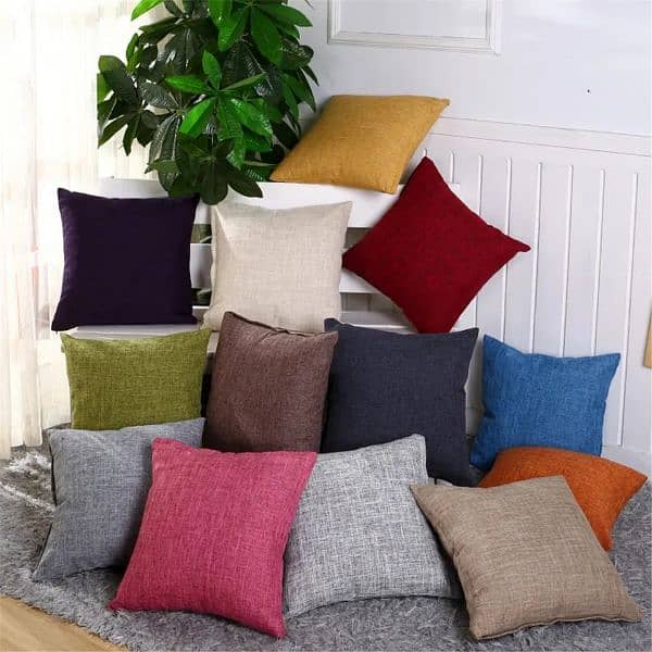 Floor Cushion Best Quality Vilvat  2 piece 3000  All Colors  Available 12