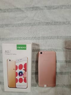 oppo A57 (4Gb/64Gb) Ram full new with box and charger pTa proved