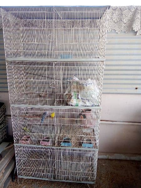bird and cage for sello 17