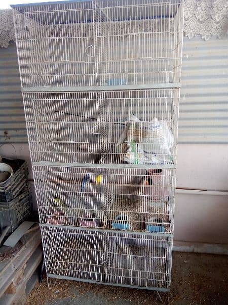 bird and cage for sello 18