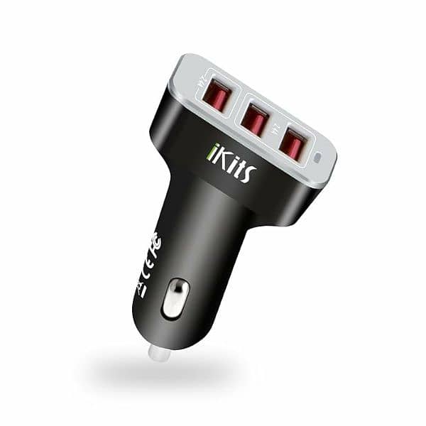 3 USB port car charger branded high quality 4