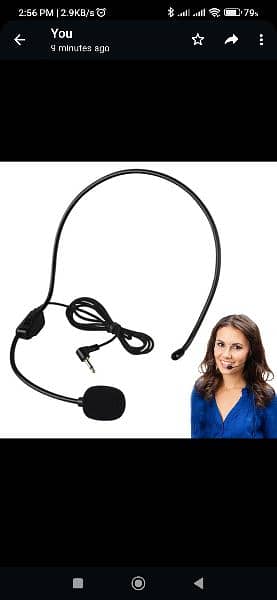 Digital Head Mic 3.5mm Stereo Microphone Jack PC Laptop Note 0