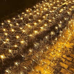 Dazzle Bright 360 LED Net Lights, 12x5ft Waterproof Connectable String
