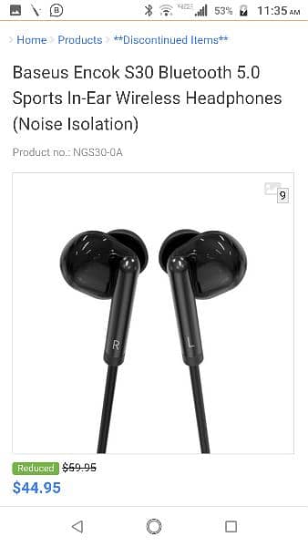 baseus Encok S30 Bluetooth earphones 2