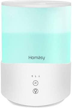 Homasy Cool Mist Humidifier 2.5L, Essential Oil Diffuser with 7-Colour