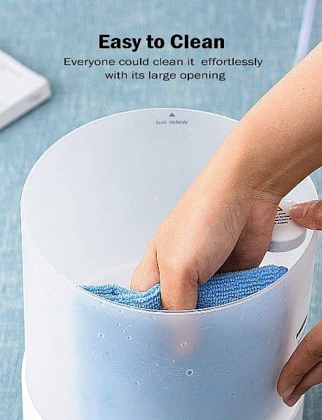 Homasy Cool Mist Humidifier 2.5L, Essential Oil Diffuser with 7-Colour 3
