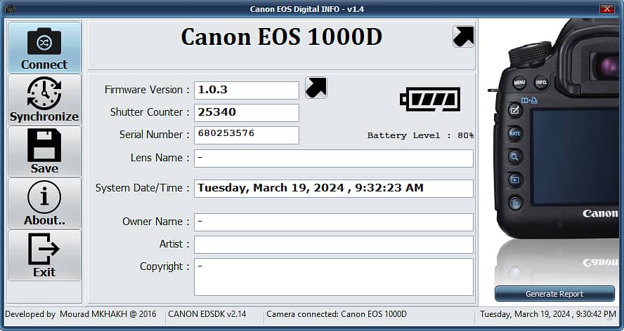 Canon 1000D | 18-55mm Lens | All Accessories | Only for pictures 16