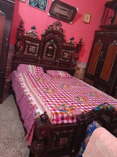 chinion bed set king size double bed