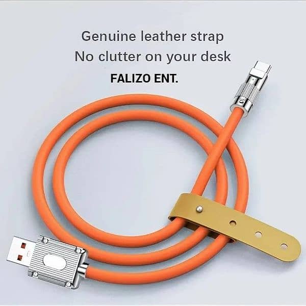 120W Super Fast Charging Cable Metal Zinc Alloy Liquid Silicone 6