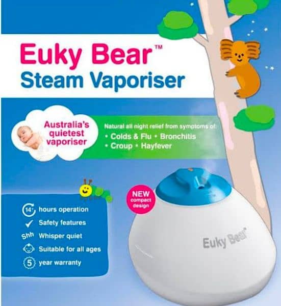EUKY BEAR HOT STEAMER FOR BABIES 1