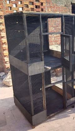 wood hen cage