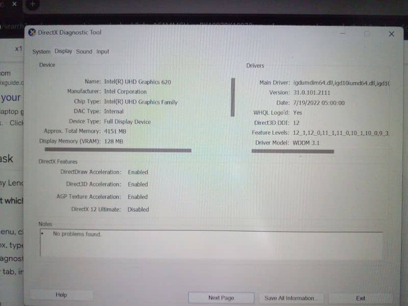 Lenovo X 1 Yoga i5 8th Gen. windows 11 pro. 2