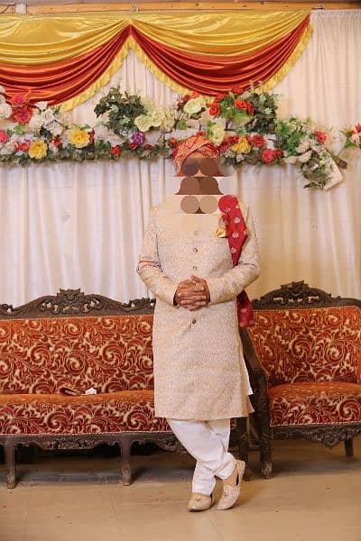 Groom Sherwani Used in just 4 hours 2