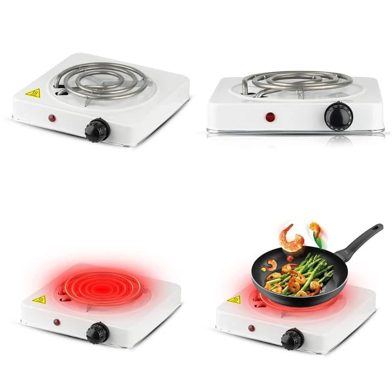 Electric Stove For Cooking, Hot Plate Heat Up In Just 2 Mins, 5