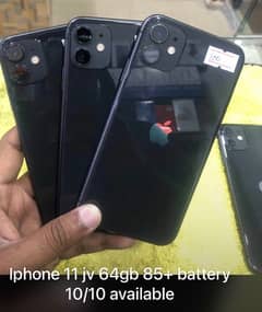 New stock iphone 11 jv 64gb 2mnths sim time