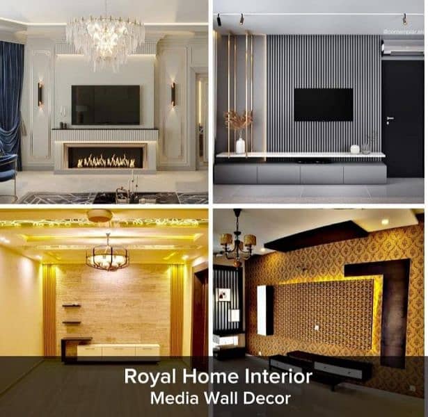 Home, Office Renovation/Decor Wall's/Flooring/WPC,PVC Panel/Wallpaper 1