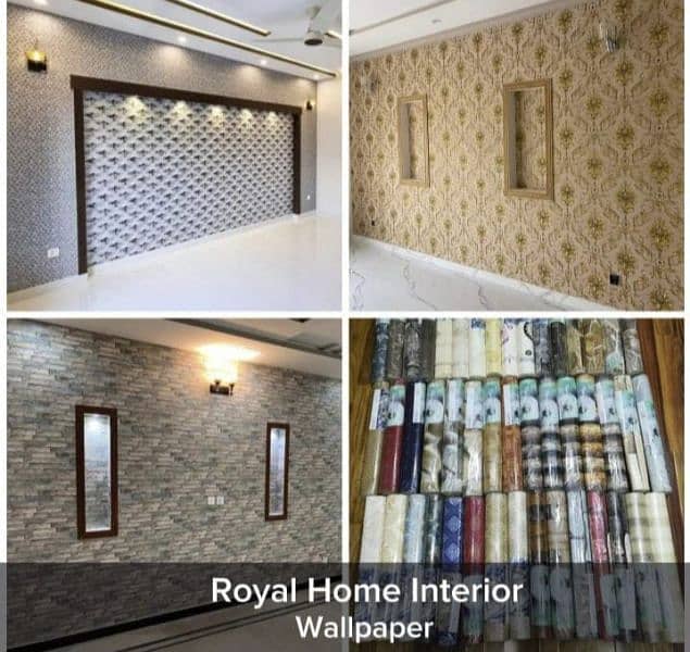 Home, Office Renovation/Decor Wall's/Flooring/WPC,PVC Panel/Wallpaper 9