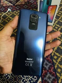 Xiaomi Redmi note 9 6/128 Pta approved with box and charger.