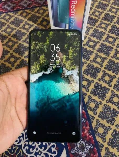 Xiaomi Redmi note 9 6/128 Pta approved with box and charger. 1