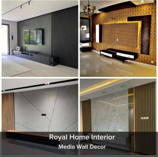 Home, Office Decor/Decor Walls/Wooden Flooring/WPC PVC Panel/Wallpaper 4