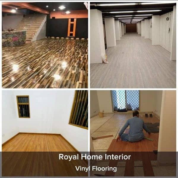Home, Office Decor/Decor Walls/Wooden Flooring/WPC PVC Panel/Wallpaper 8