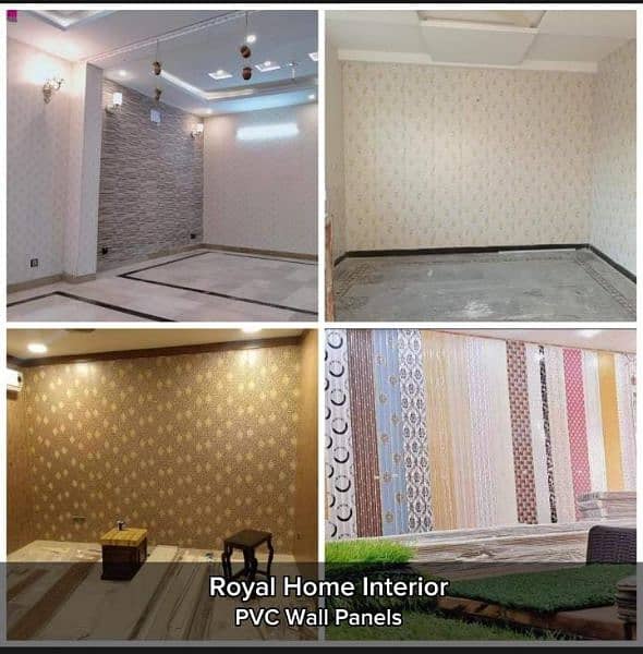 Home, Office Decor/Decor Walls/Wooden Flooring/WPC PVC Panel/Wallpaper 10