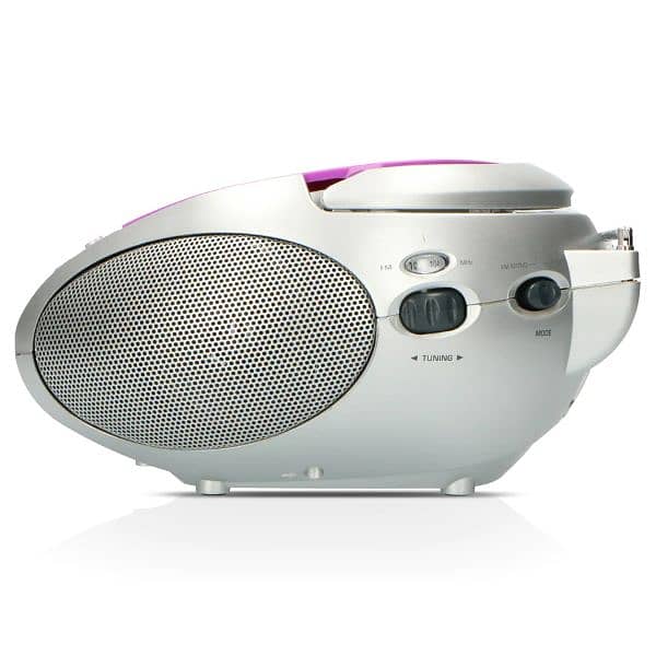 LENCO SCD-24 Purple - Portable stereo FM radio with CD player 4
