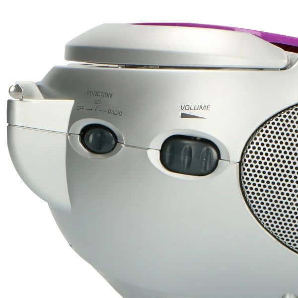 LENCO SCD-24 Purple - Portable stereo FM radio with CD player 5