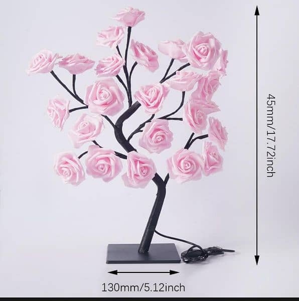 Rose LED  Tree lamp USB plug. . . . . 1