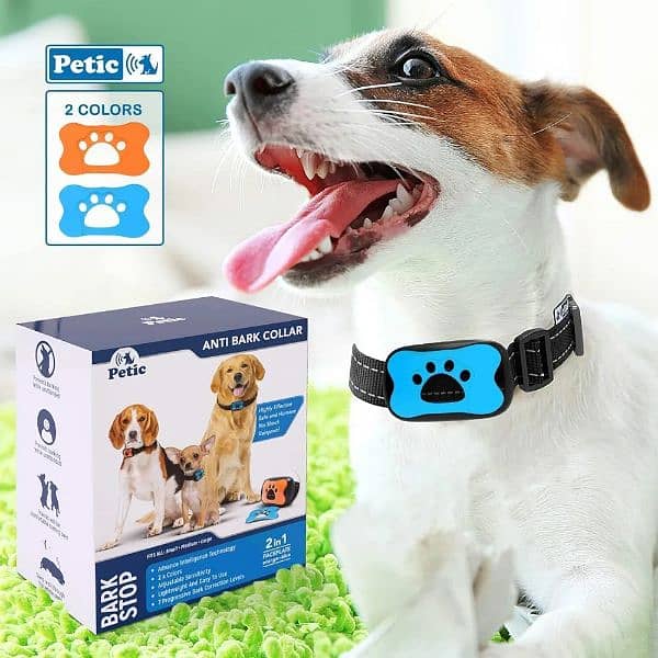 Petic Dog Anti Bark Collar for Small Large Dogs No Shock Barking 1