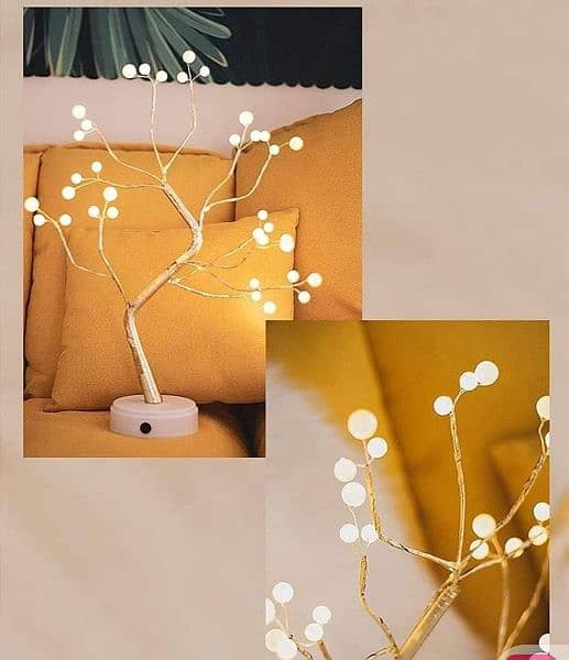 Peral Bonsai tree  warm light artificial lamp 1