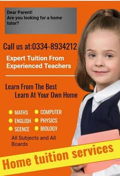 Home tuition services Abbottabad