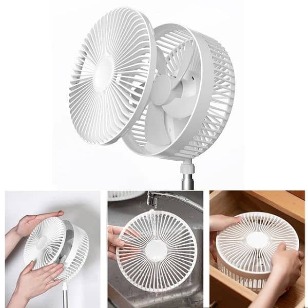 Youpin ADYSS Portable Fan USB Rechargeable Folding Telescopic Floor 3