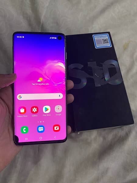 samsung s10 dual sim official approved with box 2