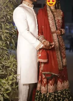 Groom Sherwani with its matching shoes!